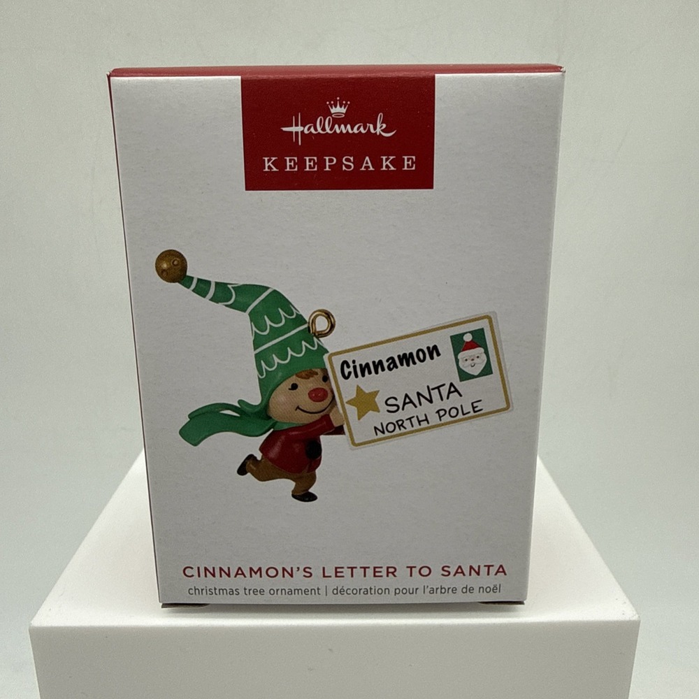 2023 Hallmark Ornament "Cinnamon's Letter To Santa" Christmas